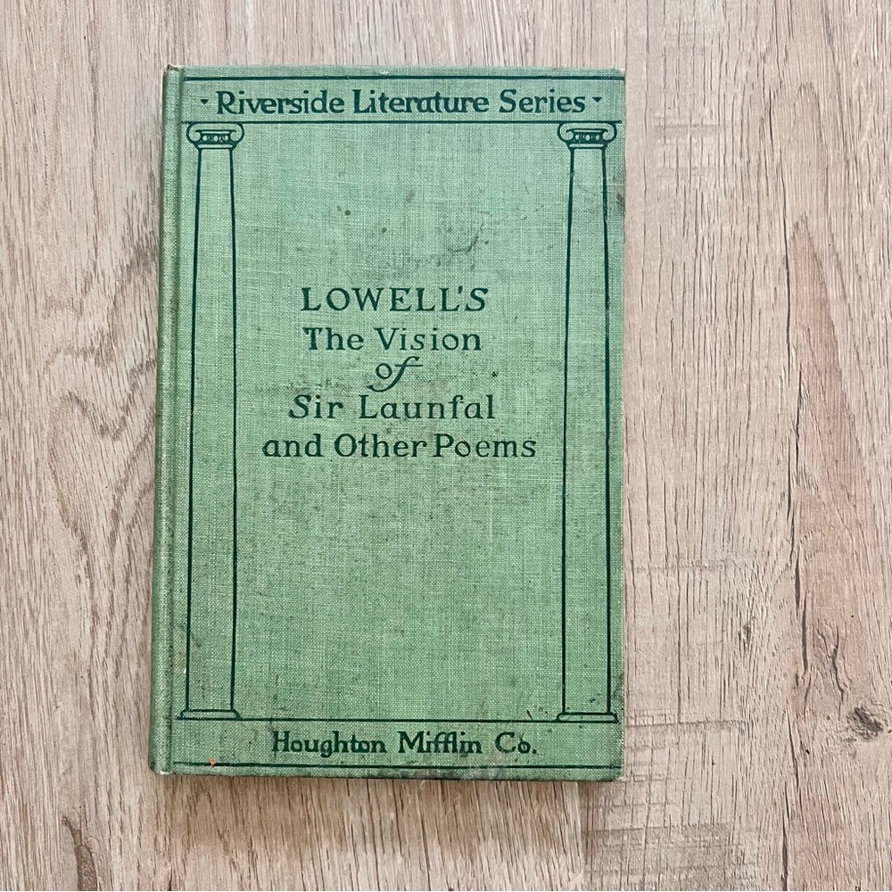 1905 The Vision of‎ Sir Launfal and Other Poems - Antique Illustrated Book